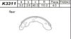 MAZDA 1A0026310 Brake Shoe Set